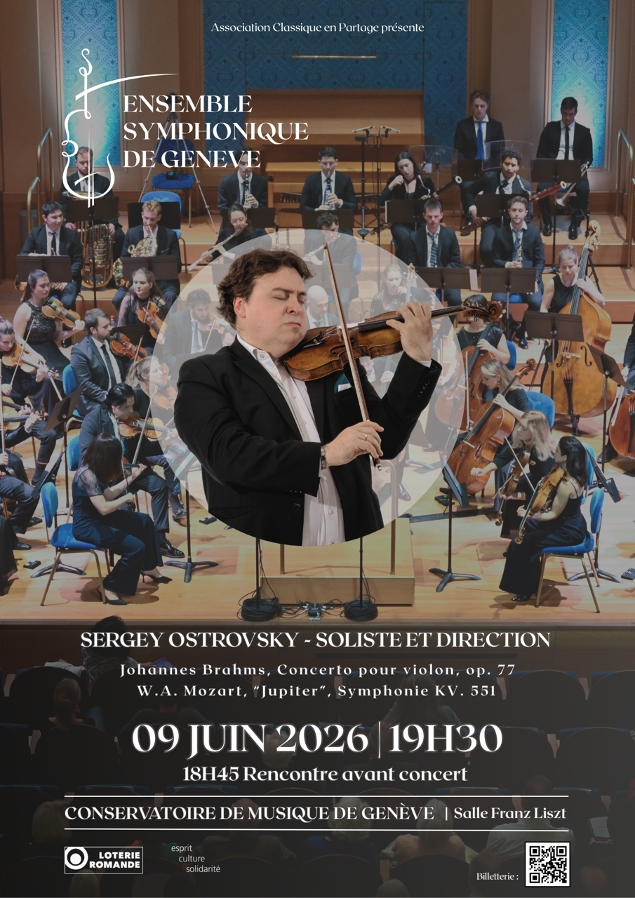 Ensemble Symphonique de Genève - affiche prochain concert