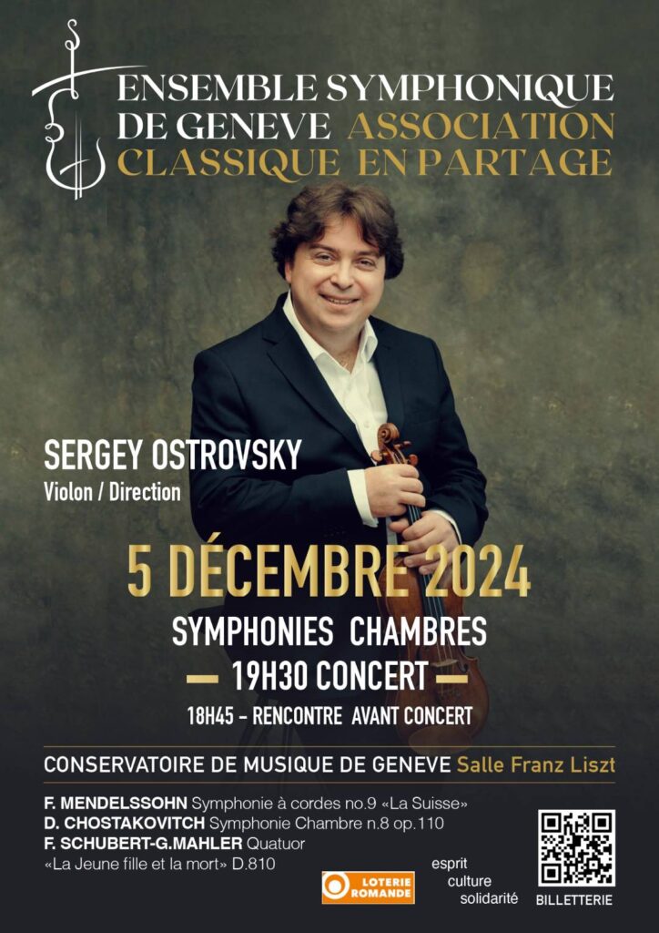 Affiche du concert Symphonies de Chambre