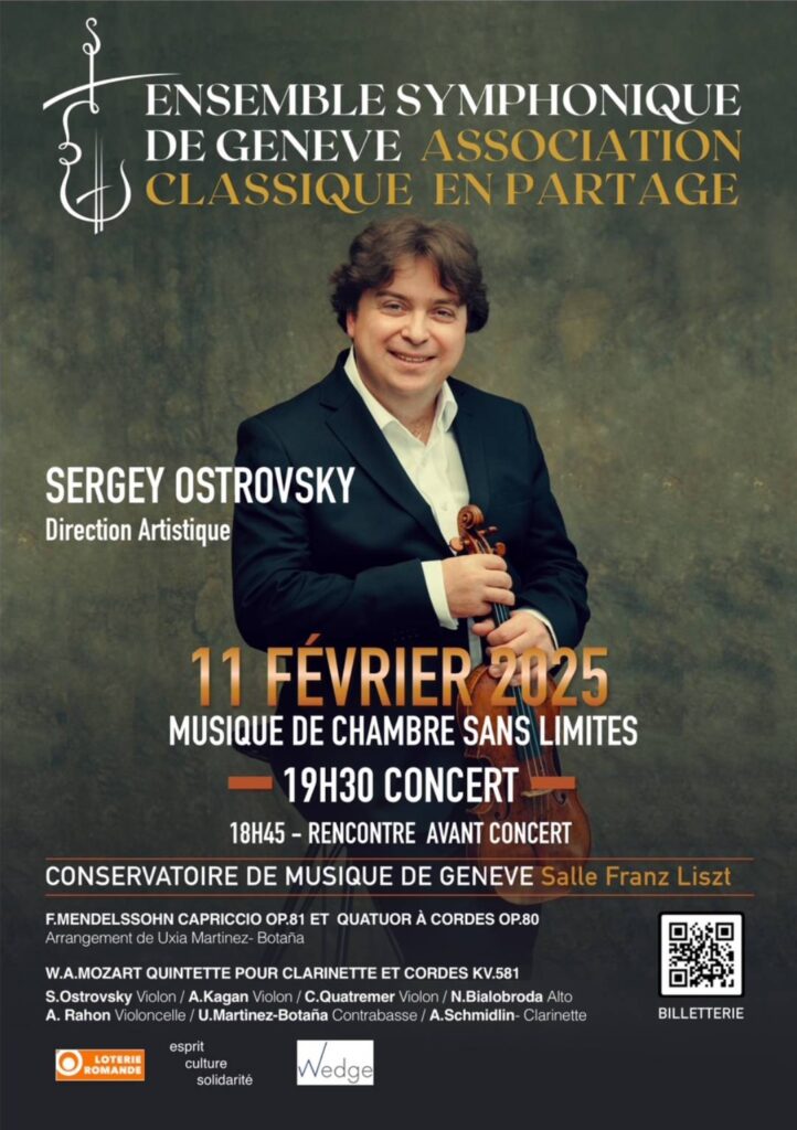 Affiche du concert Musique de Chambre sans Limites