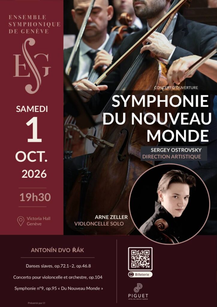 Affiche du concert Symphonie du Nouveau Monde