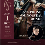 Affiche du concert Symphonie du Nouveau Monde