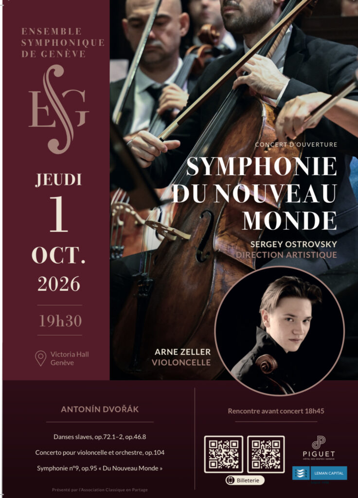Affiche du concert Symphonie du Nouveau Monde