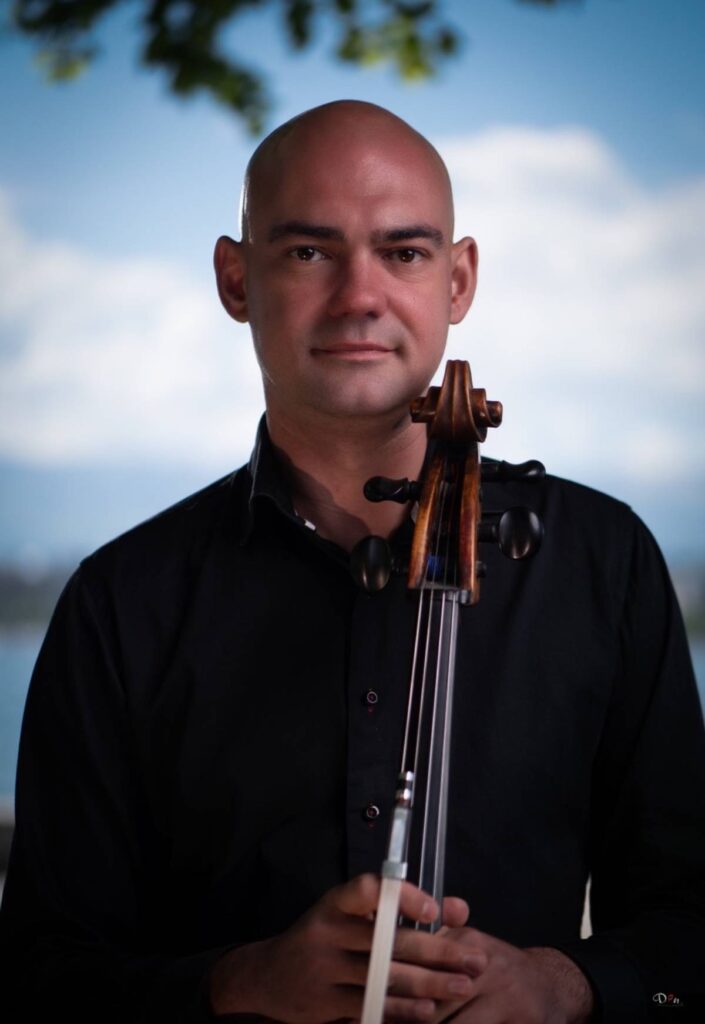 Portrait de Dmitry Shameev, violoncelliste
